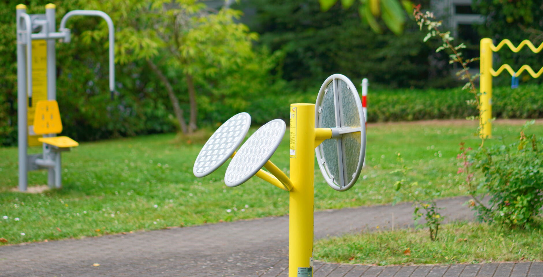Barrierefreier Fitnessparcours